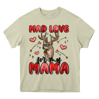 Mossy mad love for my mama Heavy Core Tee - MaliasSmallBusiness