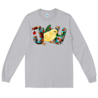 Moon Dust Christmas Joy With Chick Long Sleeve Tee - RanaPortraitStore