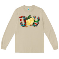 Mushroom Christmas Joy With Chick Long Sleeve Tee - RanaPortraitStore