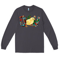 Smoke Christmas Joy With Chick Long Sleeve Tee - RanaPortraitStore