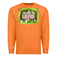Carrot Oh how he loves us Easter Day Premium Sweatshirt - LillyAllenDesigns