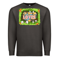 Smoke Oh how he loves us Easter Day Premium Sweatshirt - LillyAllenDesigns