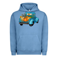 Pigment Pebble Blue fall truck Urban Hoodie - Artiststas