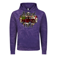 Cloud Purple Blessed Mimi Christmas Truck Vintage Hoodie - Bettercallsaul