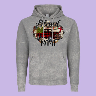 Blessed Mimi Christmas Truck Vintage Hoodie Designed By Bettercallsaul