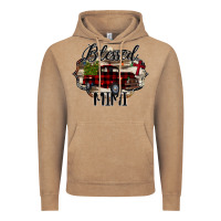 Vintage Coffee Blessed Mimi Christmas Truck Vintage Hoodie - Bettercallsaul