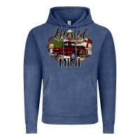 Vintage Denim Blessed Mimi Christmas Truck Vintage Hoodie - Bettercallsaul