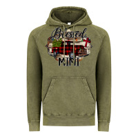 Vintage Olive Blessed Mimi Christmas Truck Vintage Hoodie - Bettercallsaul