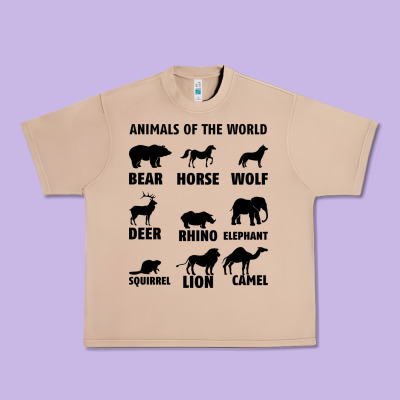 Animal Of The World Urban Heavy Tee Designed By Bettercallsaul