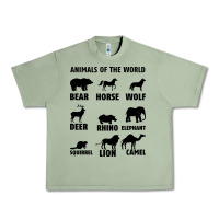 Oil Green Animal Of The World Urban Heavy Tee - Bettercallsaul