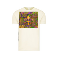 Mardi Gras Fleur De Lis Vintage Tee | Teevron