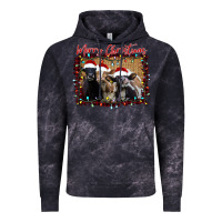 Cloud Black Merry Christmas Cows Vintage Hoodie - Bettercallsaul