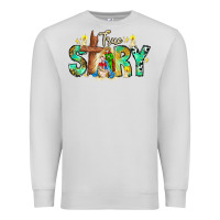 Dove Grey True Story Premium Sweatshirt - CowhideDigitalArt