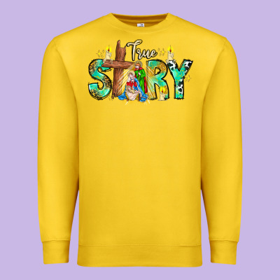 True Story Premium Sweatshirt Designed By Cowhidedigitalart