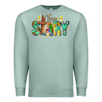 Seafoam True Story Premium Sweatshirt - CowhideDigitalArt