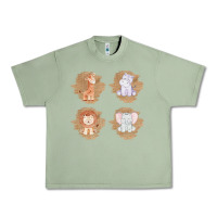 Oil Green Safari Baby Animal Clipart Urban Heavy Tee - Bettercallsaul