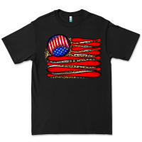 Black leopard baseball flag5 Premium Tee - JahusDesignShop