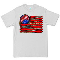 Dove Grey leopard baseball flag5 Premium Tee - JahusDesignShop