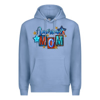 Colony Blue American mom 4th of july Premium Hoodie - FaDigitalArtStudio