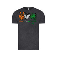 Vintage Black peace love st patrick's day Vintage Tee - Bettercallsaul