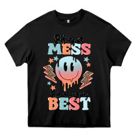 Black bit of a mess but doing my best Heavy Core Tee - MaliasSmallBusiness