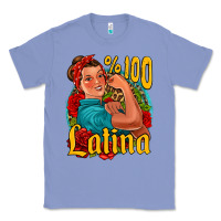 Colony Blue hundred percent latina strong woman Classic Tee - Jasminsmagicworld