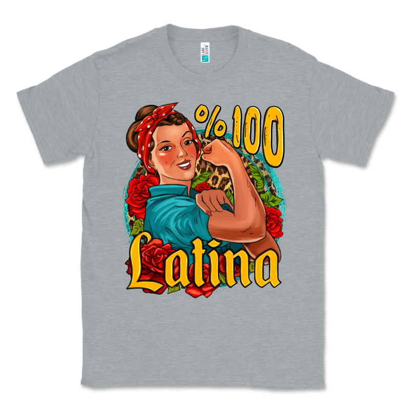 Hundred Percent Latina Strong Woman Classic Tee by Jasminsmagicworld | Teevron