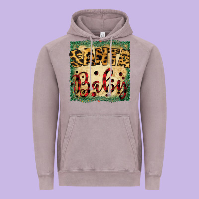 Santa Baby Vintage Hoodie Designed By Bettercallsaul