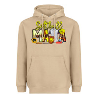 Mushroom Softball Mama Heavyweight Hoodie - CowhideDigitalArt