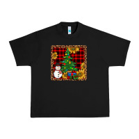 Black snowman trees coaster Urban Heavy Tee - JahusDesignShop