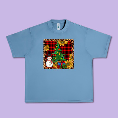 Snowman Trees Coaster Urban Heavy Tee Designed By Jahusdesignshop