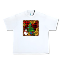 White snowman trees coaster Urban Heavy Tee - JahusDesignShop