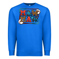 True Royal Baseball mawmaw leopard frame Premium Sweatshirt - LillyAllenDesigns