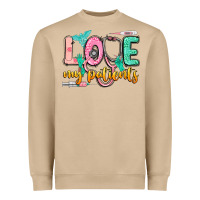 Mushroom Love my patients Heavyweight Sweatshirt - CowGirlArtShop