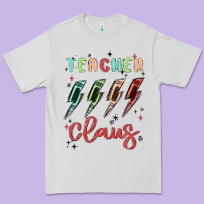 Teacher Claus Premium Tee Designed By Maliassmallbusiness