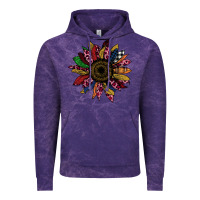 Cloud Purple Cheetah Christmas Sunflower Vintage Hoodie - Bettercallsaul