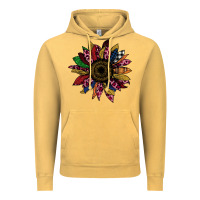 Vintage Mustard Cheetah Christmas Sunflower Vintage Hoodie - Bettercallsaul