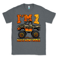 Charcoal Heather i'm one this is how i roll monster truck birthday Classic Tee - Jasminsmagicworld