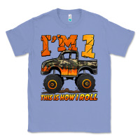 Colony Blue i'm one this is how i roll monster truck birthday Classic Tee - Jasminsmagicworld