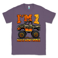 Lavender i'm one this is how i roll monster truck birthday Classic Tee - Jasminsmagicworld