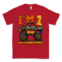 Red i'm one this is how i roll monster truck birthday Classic Tee - Jasminsmagicworld