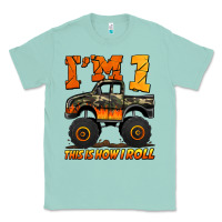 Seafoam i'm one this is how i roll monster truck birthday Classic Tee - Jasminsmagicworld