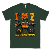 Sports Green i'm one this is how i roll monster truck birthday Classic Tee - Jasminsmagicworld