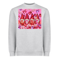 Heather Grey Love gnomies with gift boxes tumbler Heavyweight Sweatshirt - HowdyJamesFarm