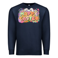 Navy Happy Easter Premium Sweatshirt - LillyAllenDesigns