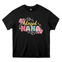 Black blessed nana Heavy Core Tee - MaliasSmallBusiness