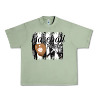 Oil Green Baseball Mama Urban Heavy Tee - Bettercallsaul