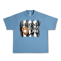 Pebble Blue Baseball Mama Urban Heavy Tee - Bettercallsaul
