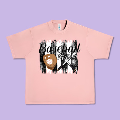 Baseball Mama Urban Heavy Tee Designed By Bettercallsaul