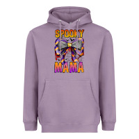 Lavender Spooky Mama Heavyweight Hoodie - CowhideDigitalArt